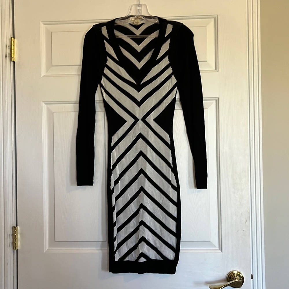 Women’s Arden B Fitted Long Sleeve Dress Size Small
